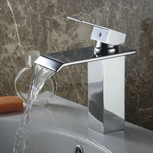 contemporaine robinet d'évier cascade salle de bains F3003