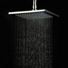 8 pouces en laiton chromé pluie contemporain de tête de douche HB08 - Cliquez sur l'image pour la fermer