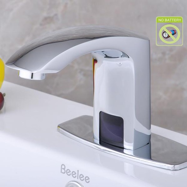 Contemporaine robinet d'évier de salle de bains avec l'hydroélectricité capteur automatique T0102P - Cliquez sur l'image pour la fermer