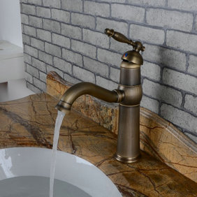 Centerset laiton antique robinet évier salle de bains T0448A - Cliquez sur l'image pour la fermer