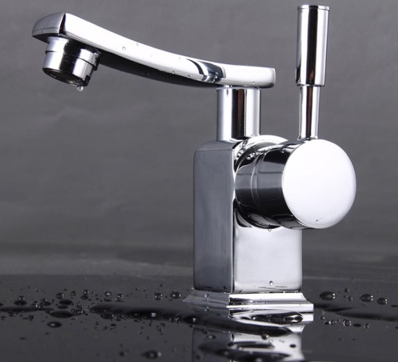Fini chrome en laiton massif lavabo robinet T0604 - Cliquez sur l'image pour la fermer
