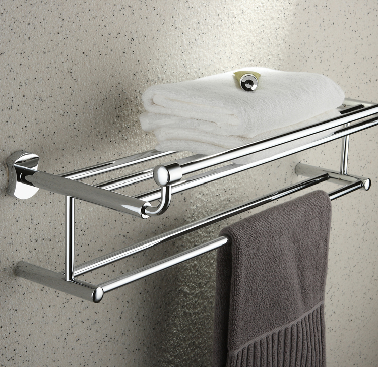 Chrome salle de bains avec porte-serviettes rack Bar TCB2004