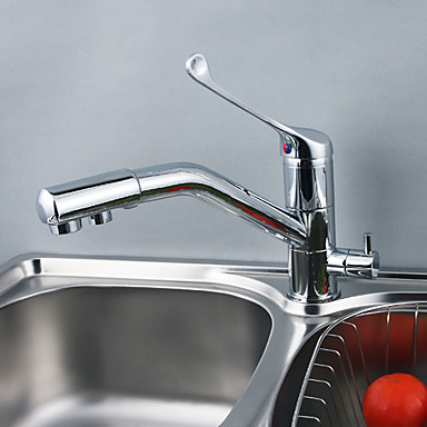 Robinet de cuisine en laiton massif avec la fonction de l'eau potable - Cliquez sur l'image pour la fermer