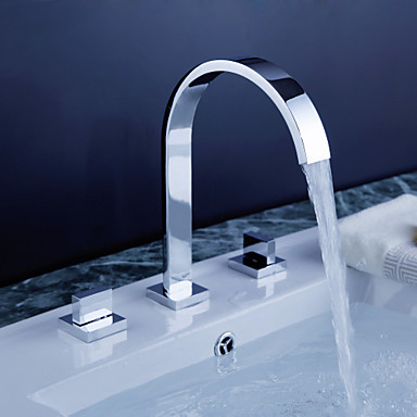 généralisée robinet évier chromé contemporaine salle de bain - Cliquez sur l'image pour la fermer
