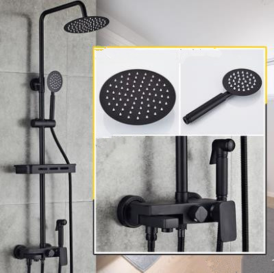 Noir Antique La Cuisson Terminée Brass Douche Robinet FB0568 - Cliquez sur l'image pour la fermer