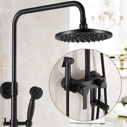 Antiquité Nouveau Conçu Bronze Noir Brass Douche Avec Bidet FBS1198