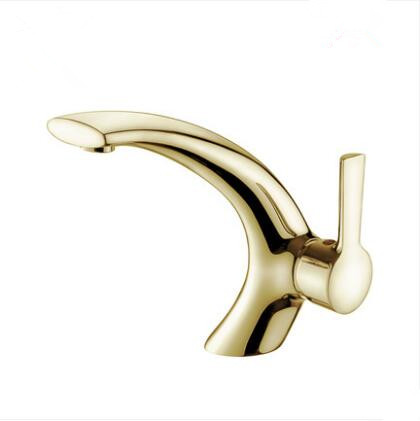 Art en Laiton Mixte Mitigeur Golden Lignes Noires Lavabo Robinet FG0399 - Cliquez sur l'image pour la fermer