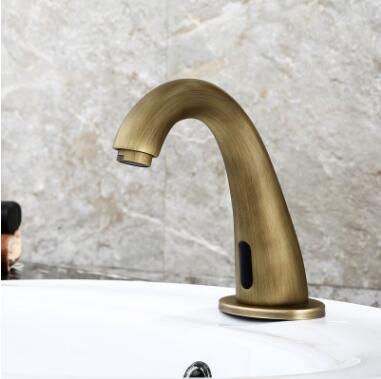 Antiquité Brass Lavabo Exonération Mélangeur Automatique Robinet RA0180 - Cliquez sur l'image pour la fermer