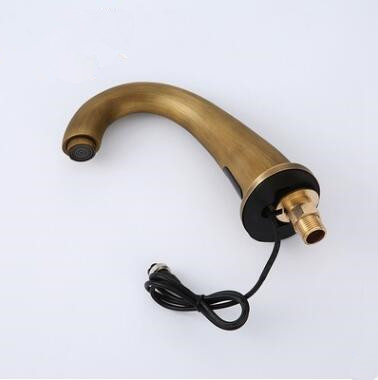 Antiquité Brass Lavabo Exonération Mélangeur Automatique Robinet RA0180