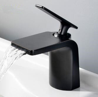 Robinet Antique Bronze Noir Cascade Robinet de Bain RB0107