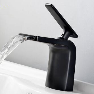 Robinet Antique Bronze Noir Cascade Robinet de Bain RB0107 - Cliquez sur l'image pour la fermer