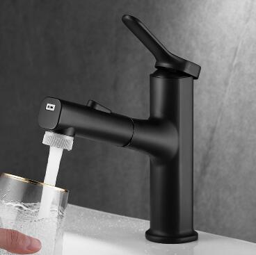 Bronze Noir Brass Multifonctions Trois Cours L'eau Potable Robinet de Cuisine RB0218