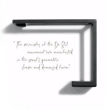 Art Design Laiton Noir Mat Deux poignées Robinetterie Lave-mains RB0498