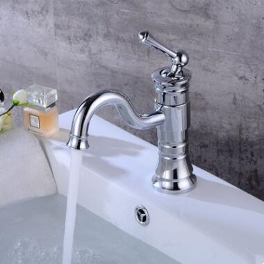 Robinetterie Lave-mains Chrome Laiton Mitigeur Robinetterie Vasque T0115R