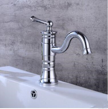 Robinetterie Lave-mains Chrome Laiton Mitigeur Robinetterie Vasque T0115R