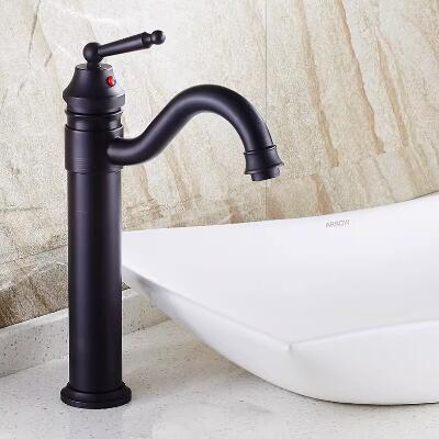 Style Traditionnel huilé Bronze Terminer comptoir lavabo robinet T0404BH