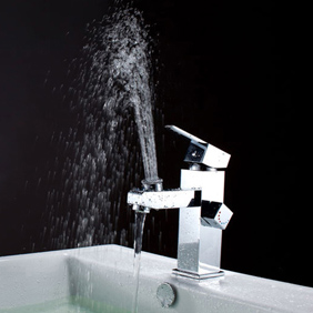 Chrome Fini Laiton Lavabo Robinet T0605