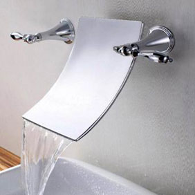 Cascade généralisée contemporaine Baignoire Tap (finition chromée) T7006 - Cliquez sur l'image pour la fermer