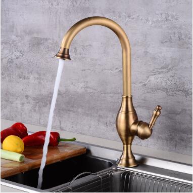 Antique Robinet de Cuisine Brass 360° Rotation Robinet de Bain TA190R - Cliquez sur l'image pour la fermer