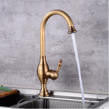 Antique Robinet de Cuisine Brass 360° Rotation Robinet de Bain TA190R - Cliquez sur l'image pour la fermer