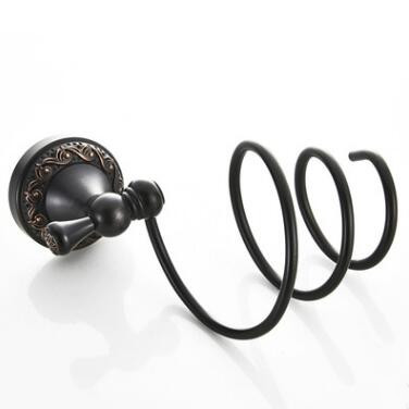 Antiquités Bronze Noir Brass Salle de Bain Etagère Châssis de ventilateur TAB049