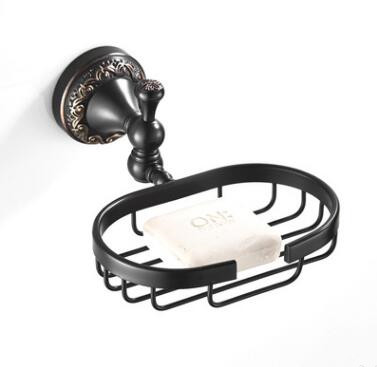 Antiquités Bronze Noir Accessoires De Salle De Bain Porte-savon TAB055