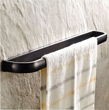 Brass Bronze Noir Salle de Bains Serviette Seul Bar TAB1288