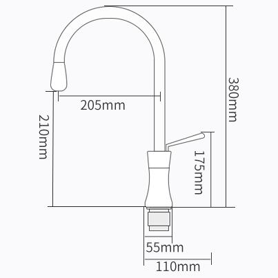 Antique Robinet de Cuisine Bronze Noir Brass Rotation Robinet de Bain TB0249 - Cliquez sur l'image pour la fermer