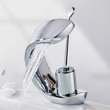 Art en Laiton Mixte Mitigeur La Cascade Lavabo Robinet TC0275R