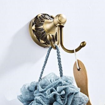 Antique Brass Sculpture Salle de Bains Peignoir Crochet TCB035 - Cliquez sur l'image pour la fermer