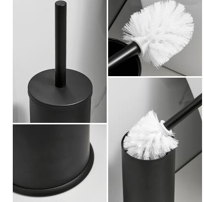 Art Design Noir Salle de Bains Brosse à Chiottes Titulaire TCB059