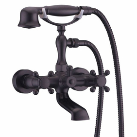 Bronze huilé robinet de baignoire avec douche à main TFB002